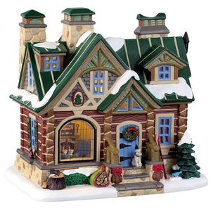 Lemax Village Collection‎ Pine Peak Retreat Lighted #95474